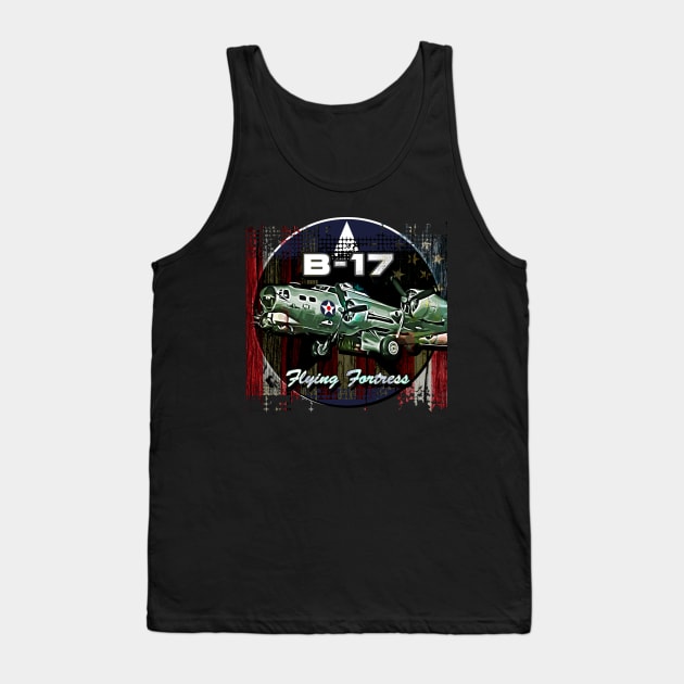 B 17 Flying Fortress Tank Top by aeroloversclothing